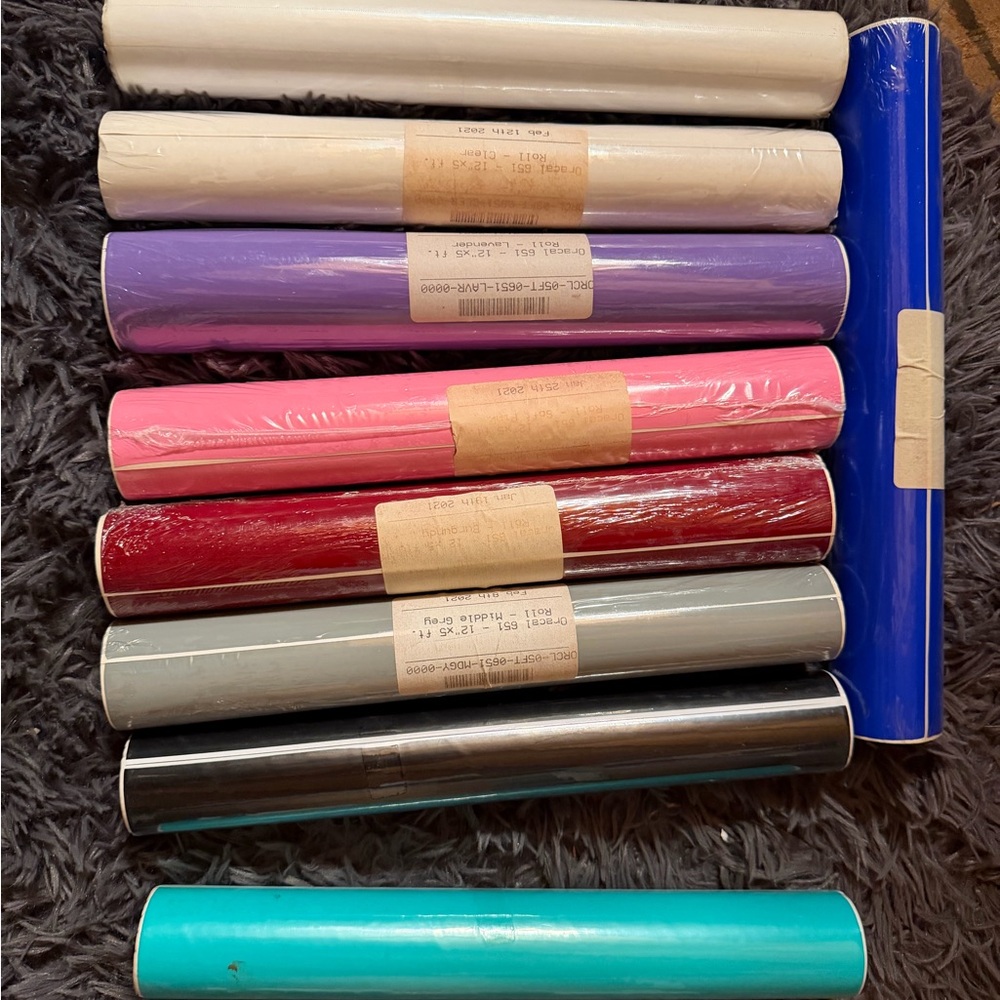 Colorful Vinyl Roll Set - Picture 3 of 5